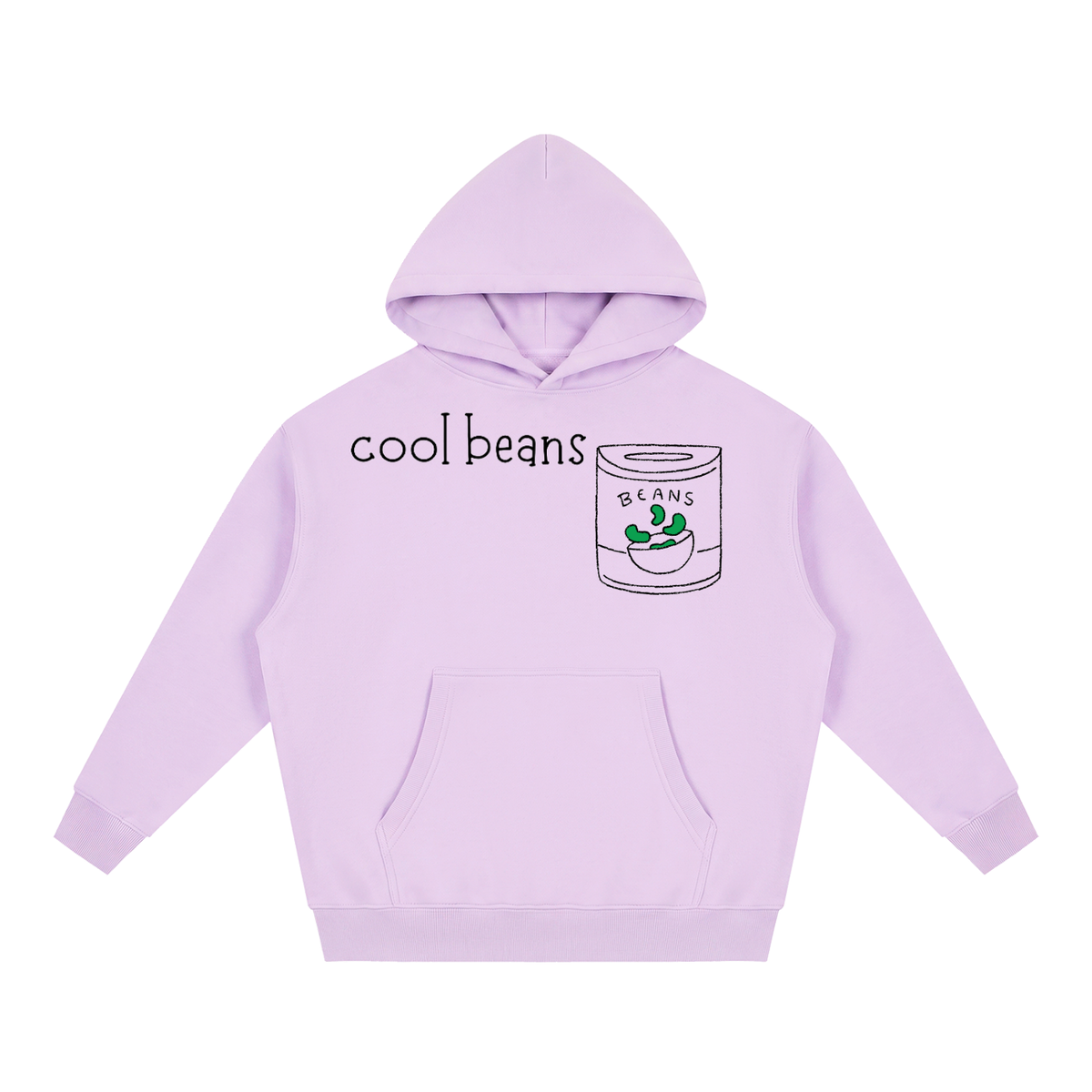 Essential Oversized Boxy Fit Fleece Hoodie