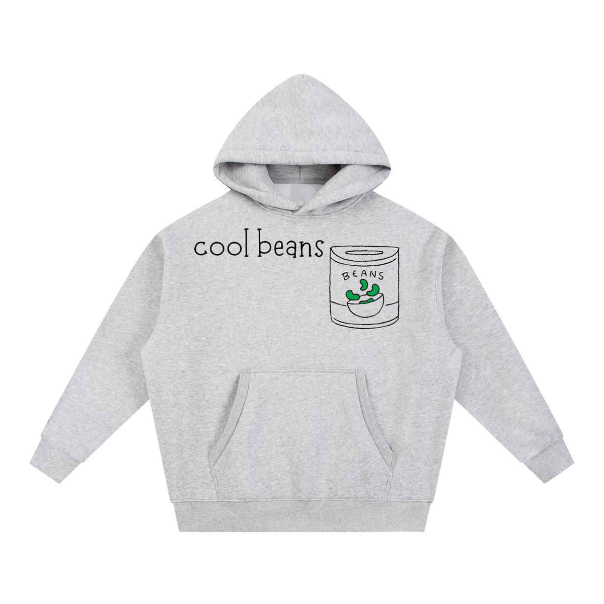 Essential Oversized Boxy Fit Fleece Hoodie