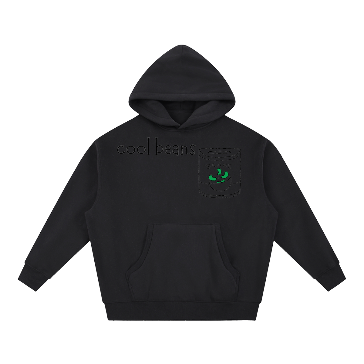 Essential Oversized Boxy Fit Fleece Hoodie