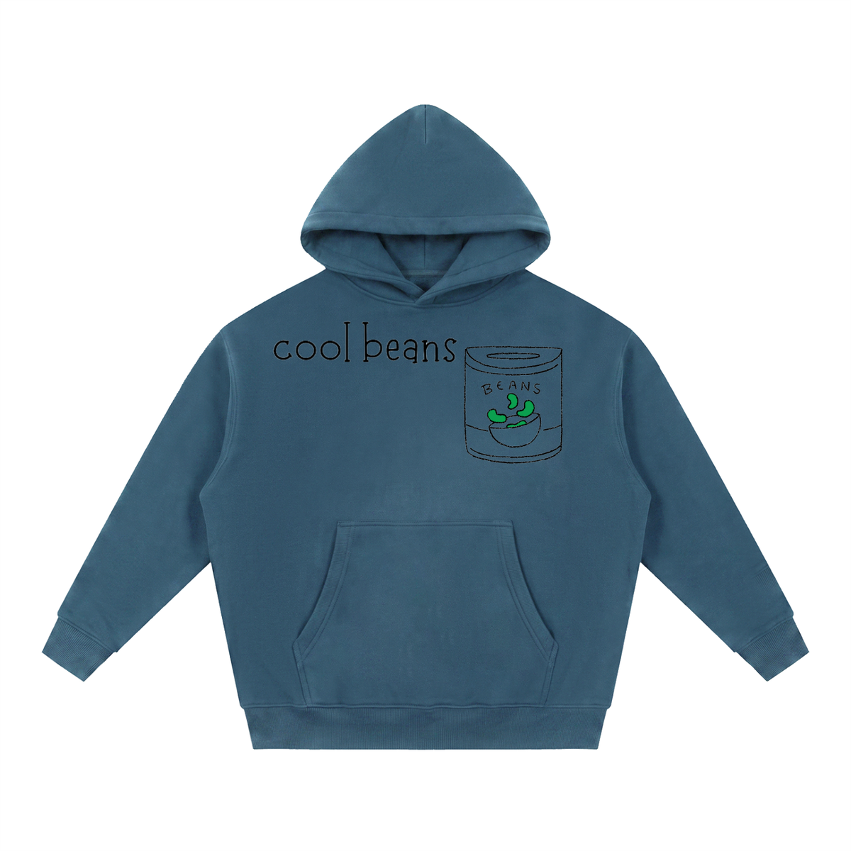 Essential Oversized Boxy Fit Fleece Hoodie