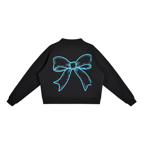 Essential Fleece Mock-Neck Crew Sweatshirt