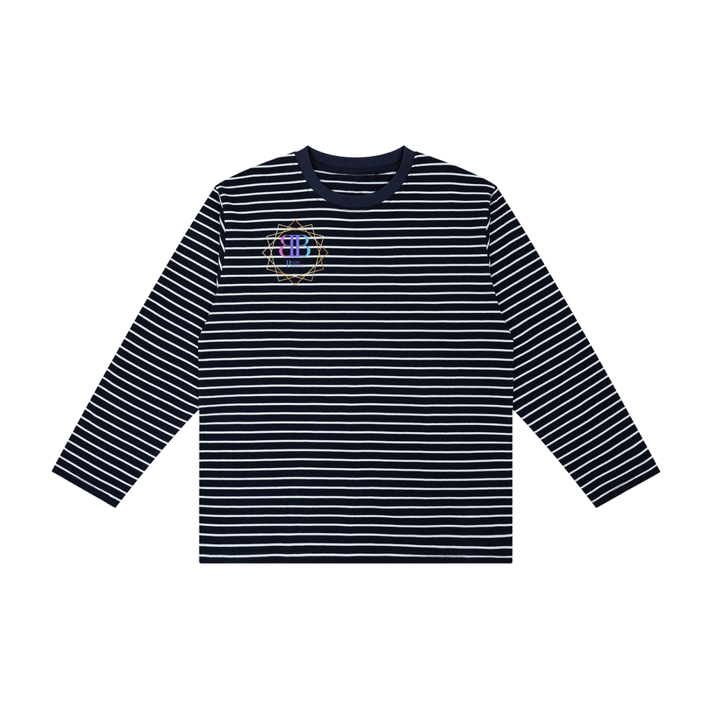 Kid's Striped Long Sleeve T-Shirt stripe pattern