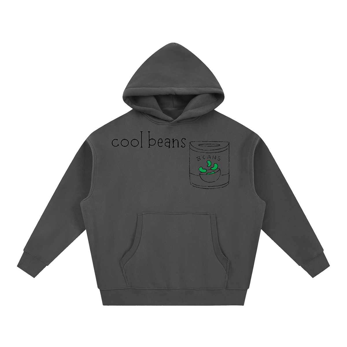 Essential Oversized Boxy Fit Fleece Hoodie